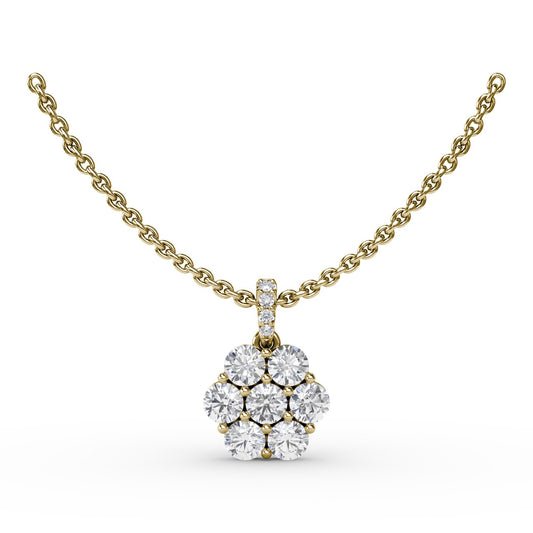 Magnolia Diamond Pendant