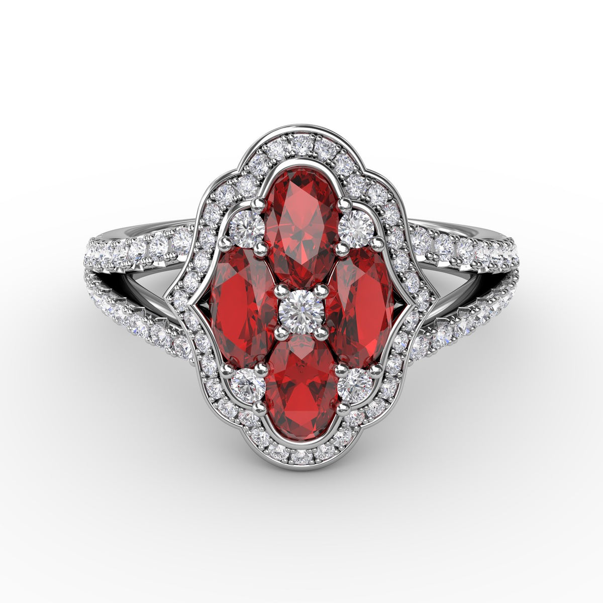 Make A Statement Ruby and Diamond Ring