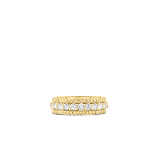 Roberto Coin Siena Classic Ring Diamond in 18K yellow gold