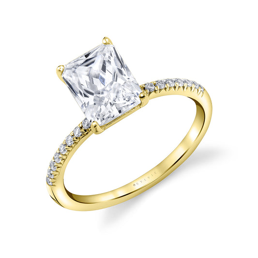 Sylvie Radiant Cut Classic Engagement Ring – Roux