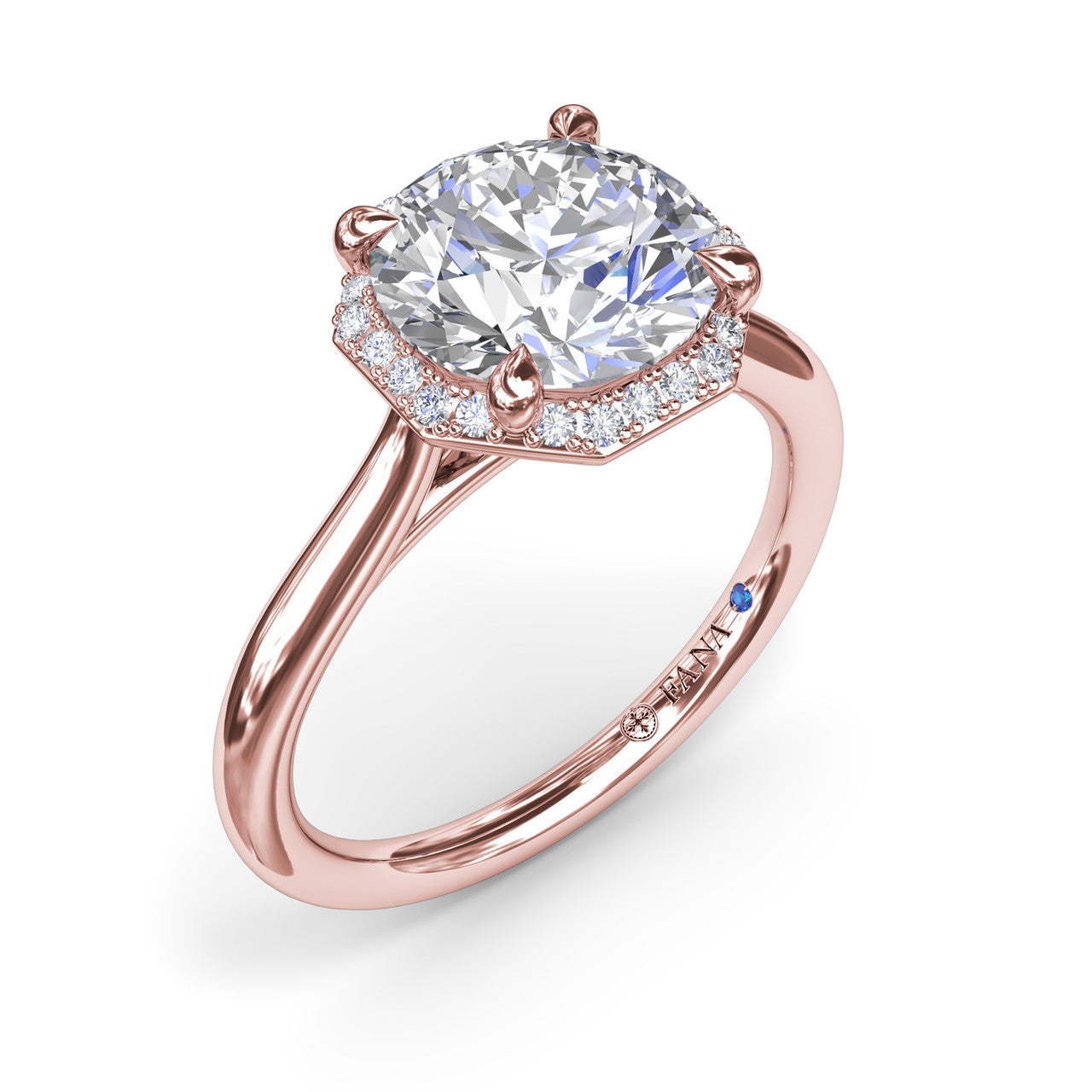 Octagon Halo Diamond Engagement Ring – Markham Fine Jewelers