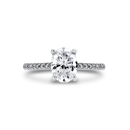 Sylvie Iconelle Two Tone Engagement Ring - Audrey