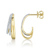 0.20CT 14K Y/G DIAMOND EARRING