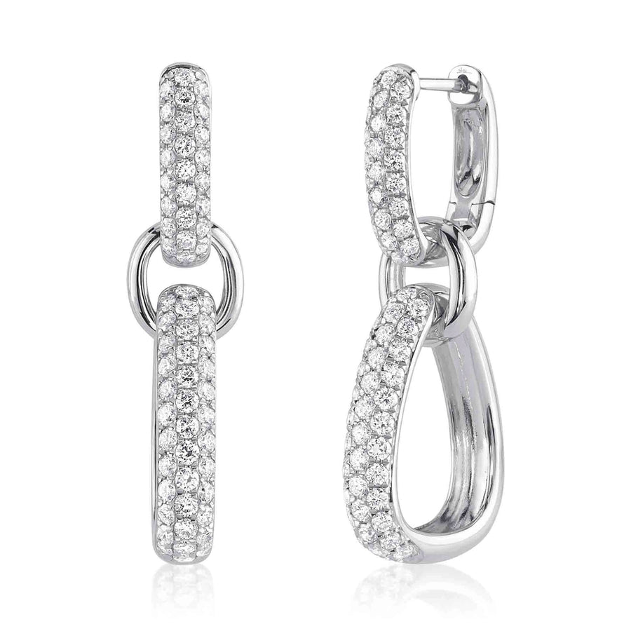 1.45CT 14K W/G DIAMOND EARRING