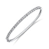 0.69CT 14K W/G DIAMOND BANGLE