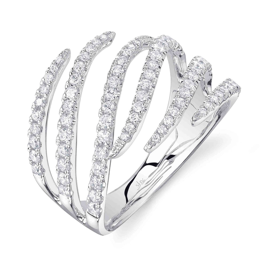 0.68CT 14K W/G DIAMOND LADY'S RING