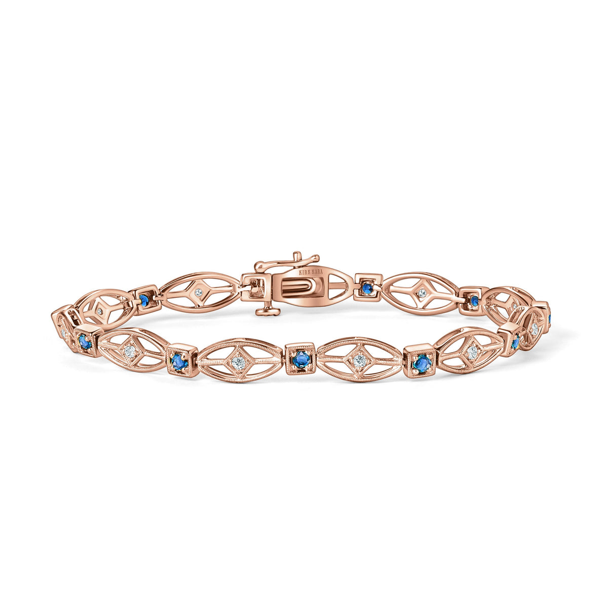 Art Deco Diamond & Sapphire Bracelet