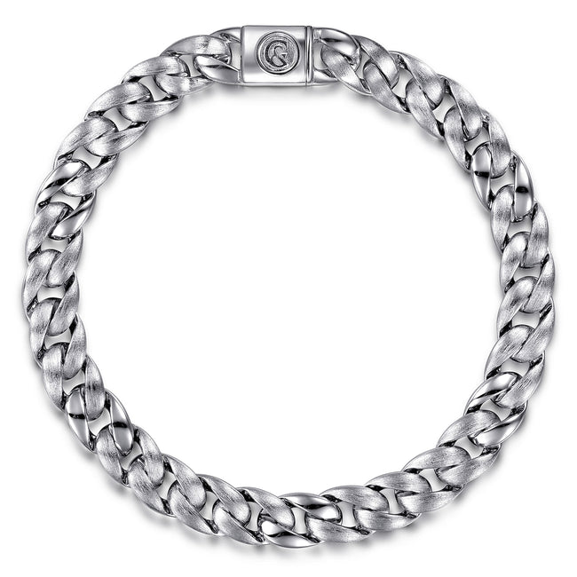 925 Sterling Silver Cuban Link Chain Bracelet