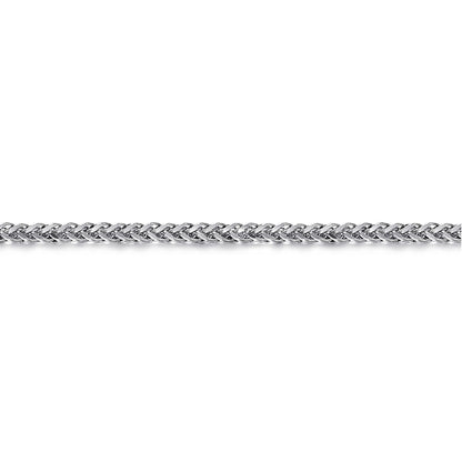 925 Sterling Silver Men's Wheat Chain Bracelet