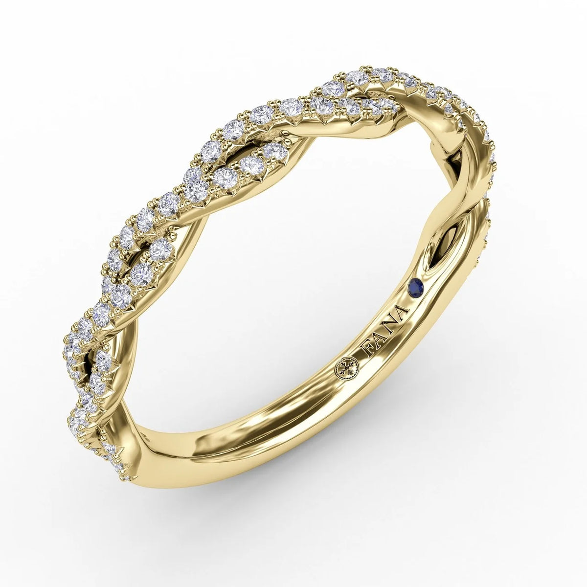 French Pave  Twist Band