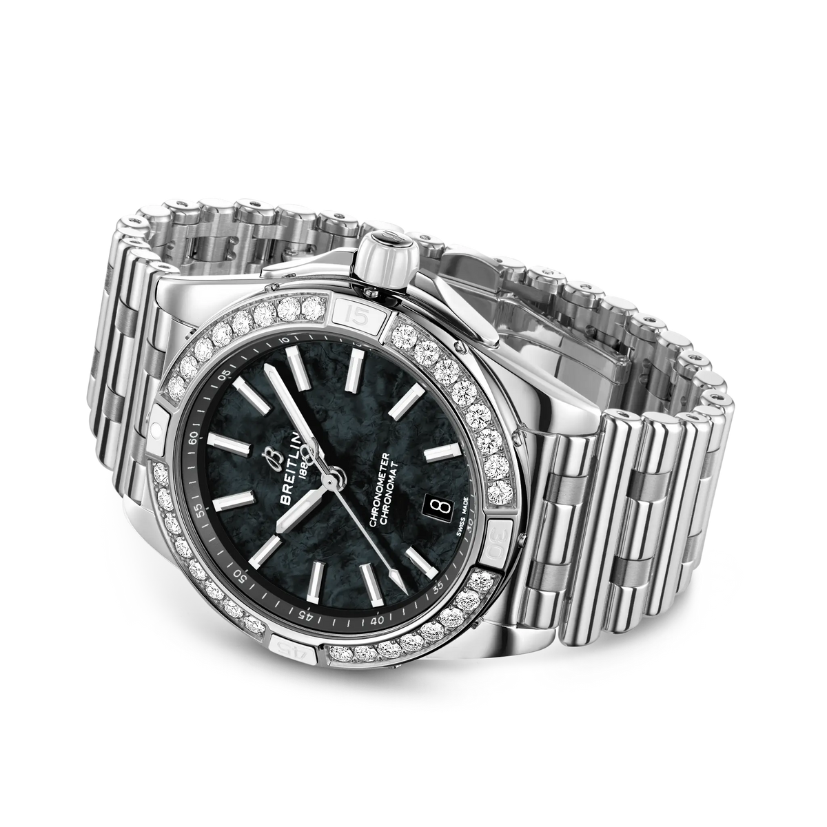 Super Chronomat Automatic 38 Stainless steel 38 mm A173561A1B1A1 third view