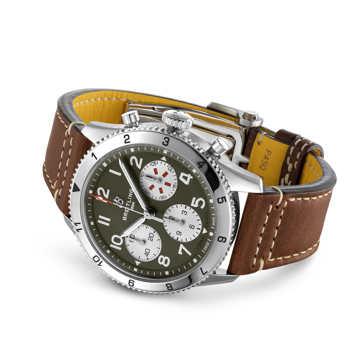 Classic AVI Chronograph 42 Curtiss Warhawk Stainless steel 42 mm A233802A1L1X1 third view