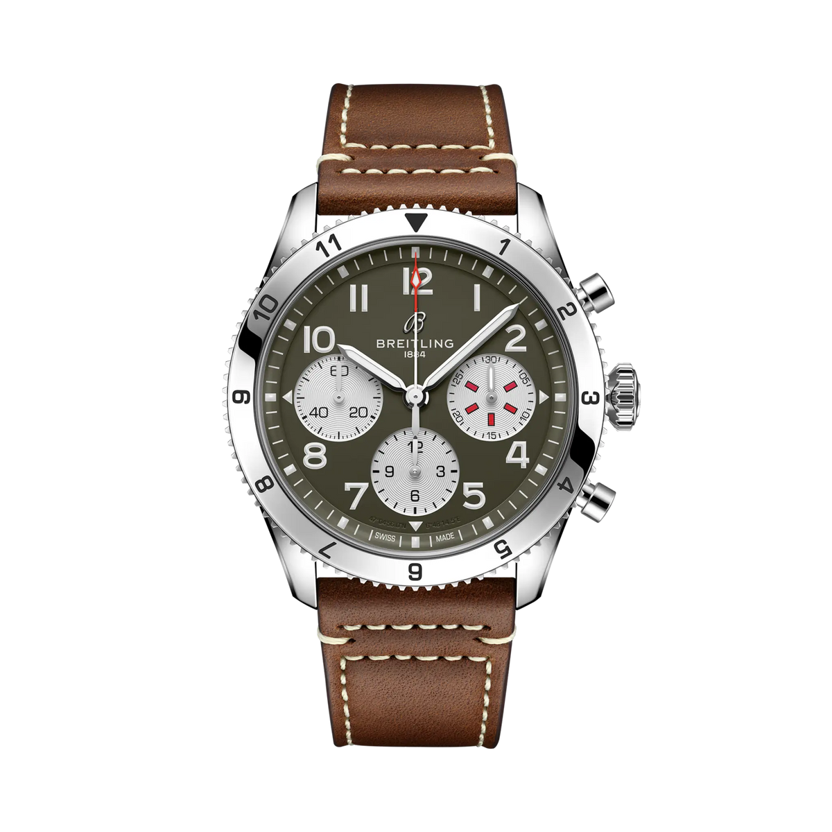 Classic AVI Chronograph 42 Curtiss Warhawk Stainless steel 42 mm A233802A1L1X1 main view