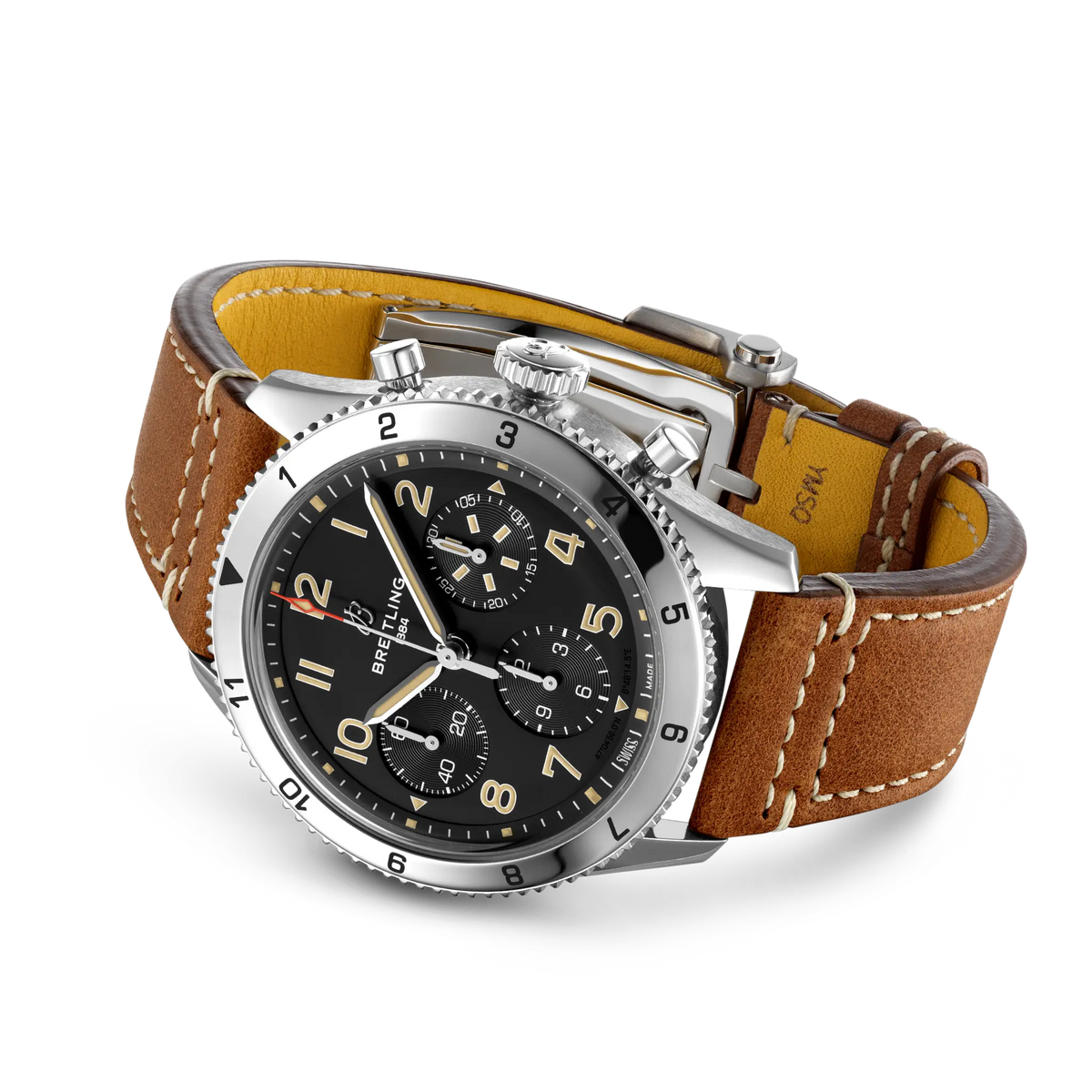 Classic AVI Chronograph 42 P-51 Mustang Stainless steel 42 mm A233803A1B1X1 third view