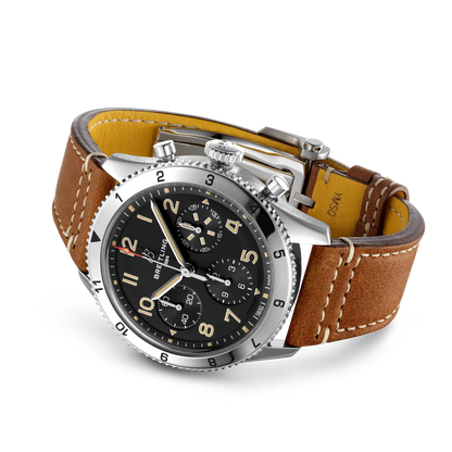 Classic AVI Chronograph 42 P-51 Mustang Stainless steel 42 mm A233803A1B1X1 third view