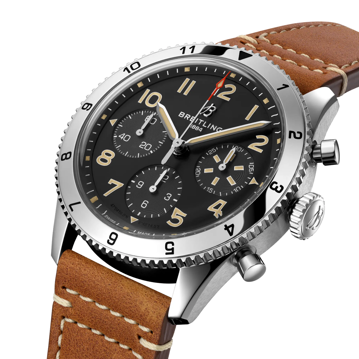 Classic AVI Chronograph 42 P-51 Mustang Stainless steel 42 mm A233803A1B1X1 second view