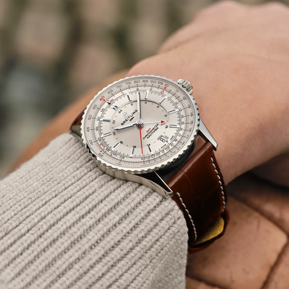 Navitimer Automatic GMT 41 Stainless steel 41 mm A32310211G1P1 fifth view