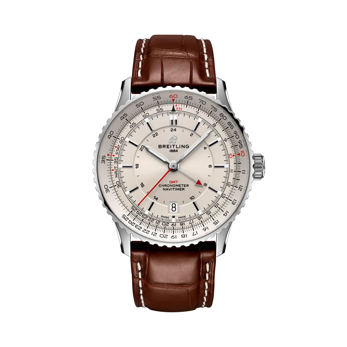 Navitimer Automatic GMT 41 Stainless steel 41 mm A32310211G1P1 main view
