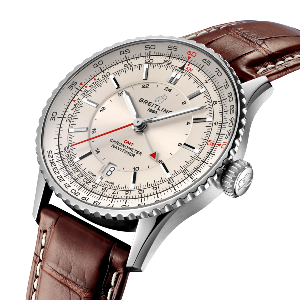 Navitimer Automatic GMT 41 Stainless steel 41 mm A32310211G1P1 secondary view