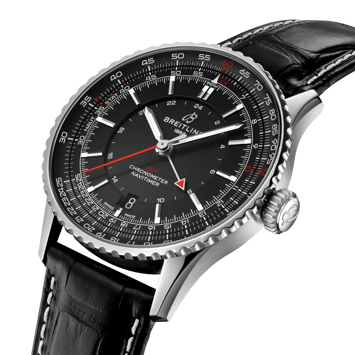 Navitimer Automatic GMT 41 Stainless steel 41 mm A32310251B1P1 secondary view