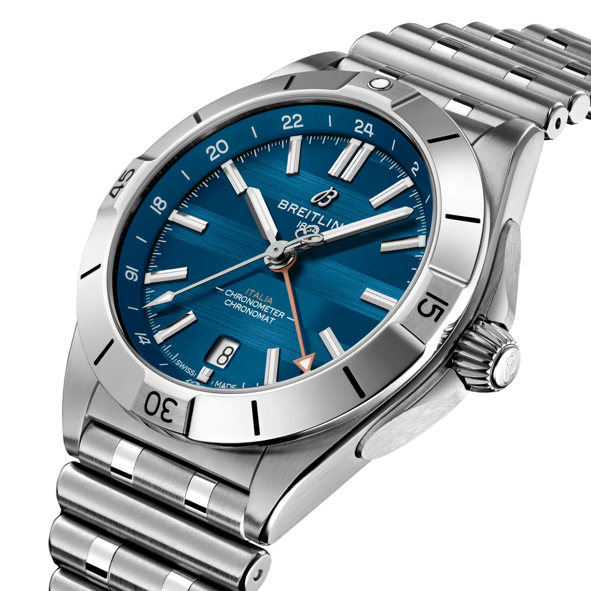 Chronomat Automatic GMT 40 Six Nations Italy Stainless steel 40 mm A323981C1C1A1 second view