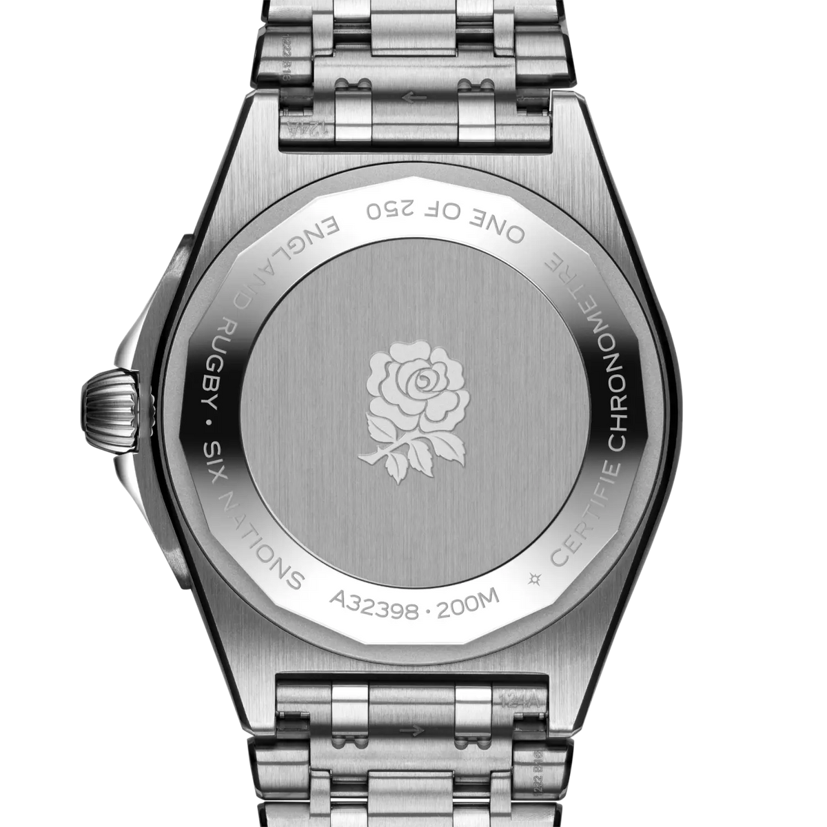 Chronomat Automatic GMT 40 Six Nations England Stainless steel 40 mm A323985B1A1A1 fourth view