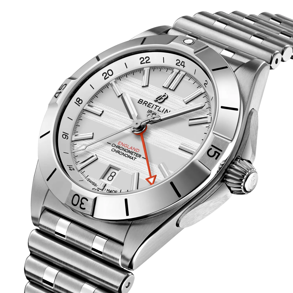 Chronomat Automatic GMT 40 Six Nations England Stainless steel 40 mm A323985B1A1A1 second view