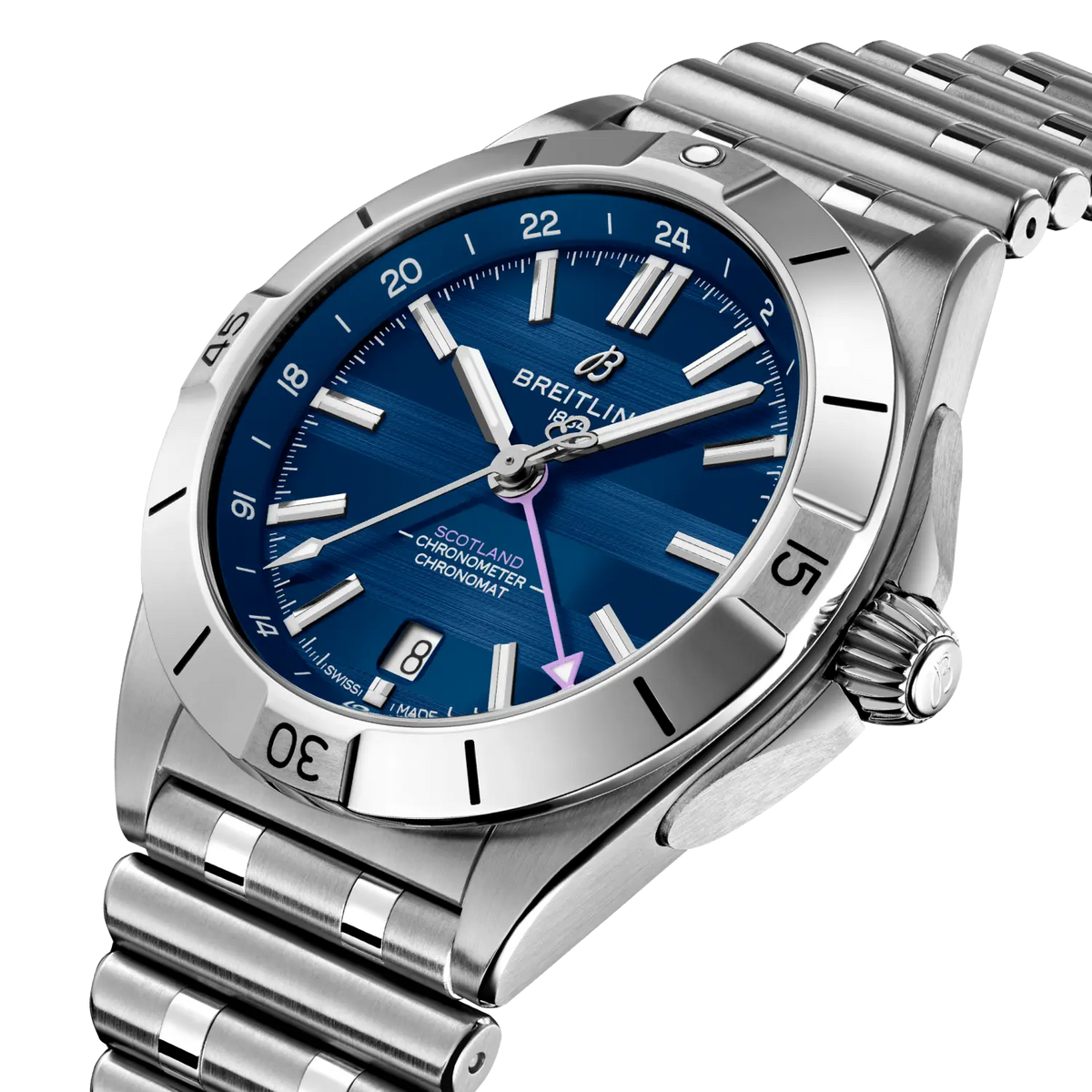 Chronomat Automatic GMT 40 Six Nations Scotland Stainless steel 40 mm A323986B1C1A1 second view