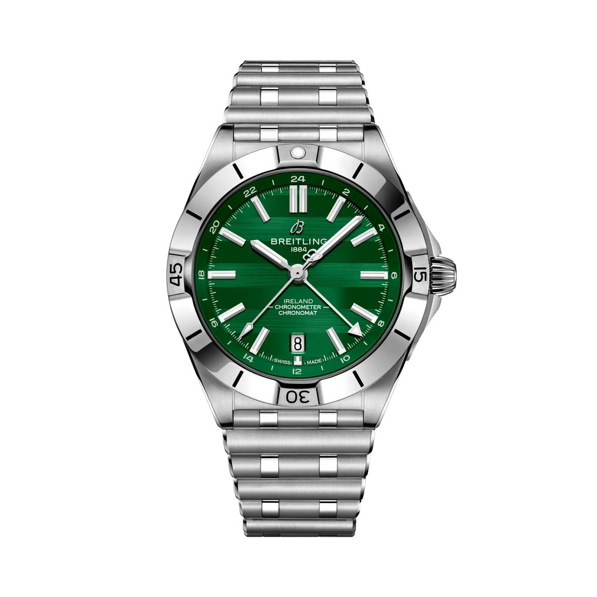 Chronomat Automatic GMT 40 Six Nations Ireland Stainless steel 40 mm A323987B1L1A1 main view