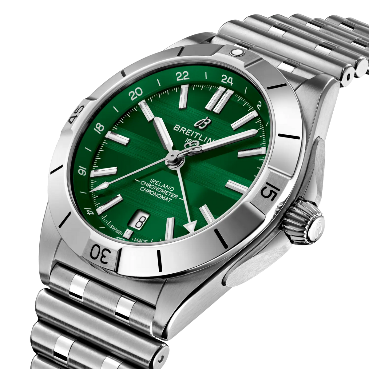 Chronomat Automatic GMT 40 Six Nations Ireland Stainless steel 40 mm A323987B1L1A1 second view
