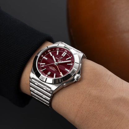 Chronomat Automatic GMT 40 Six Nations Wales Stainless steel 40 mm A323988B1K1A1 fifth view