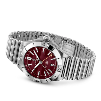 Chronomat Automatic GMT 40 Six Nations Wales Stainless steel 40 mm A323988B1K1A1 third view