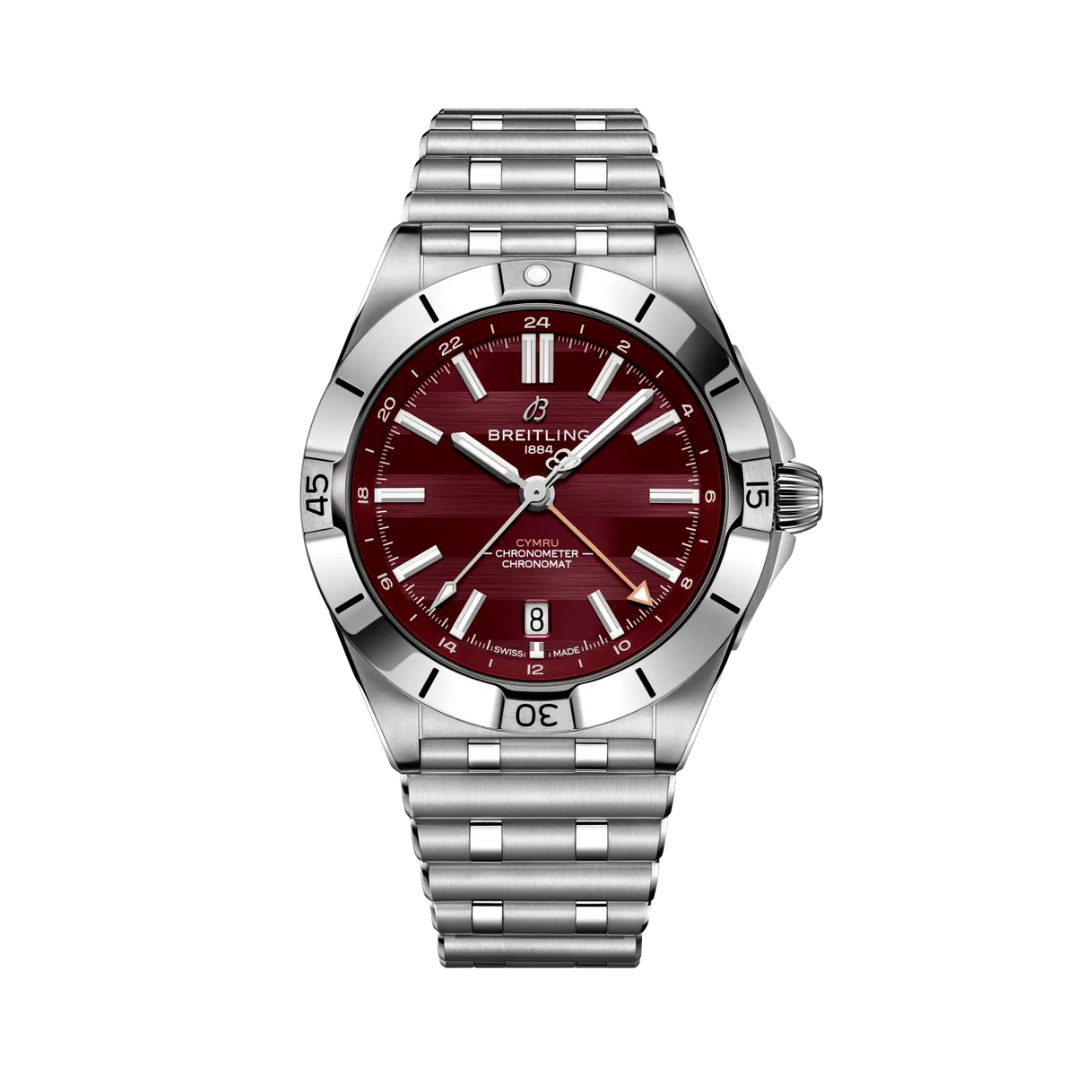Chronomat Automatic GMT 40 Six Nations Wales Stainless steel 40 mm A323988B1K1A1 main view