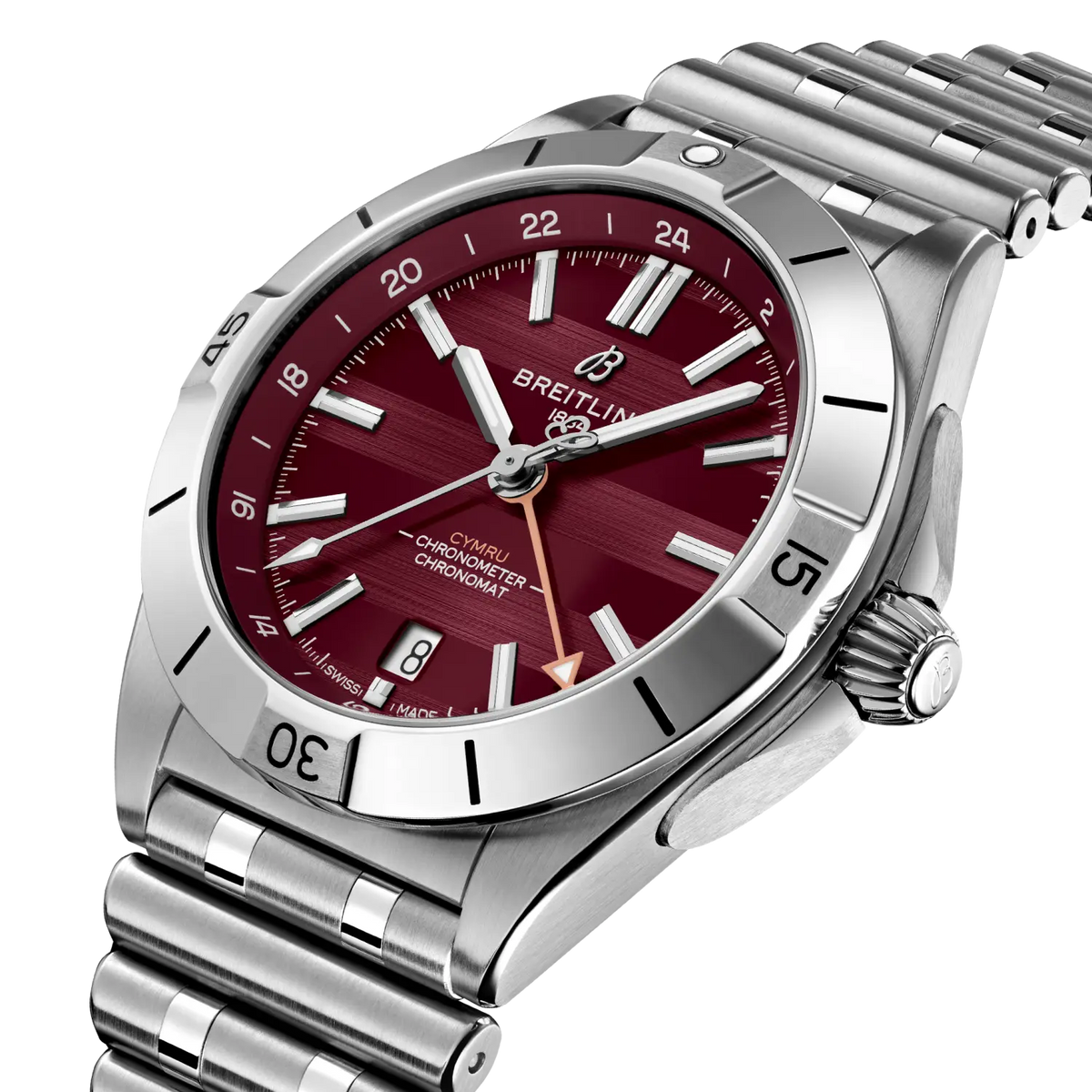 Chronomat Automatic GMT 40 Six Nations Wales Stainless steel 40 mm A323988B1K1A1 second view