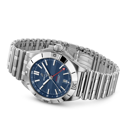 Chronomat Automatic GMT 40 Six Nations France Stainless steel 40 mm A323989B1C1A1 third view