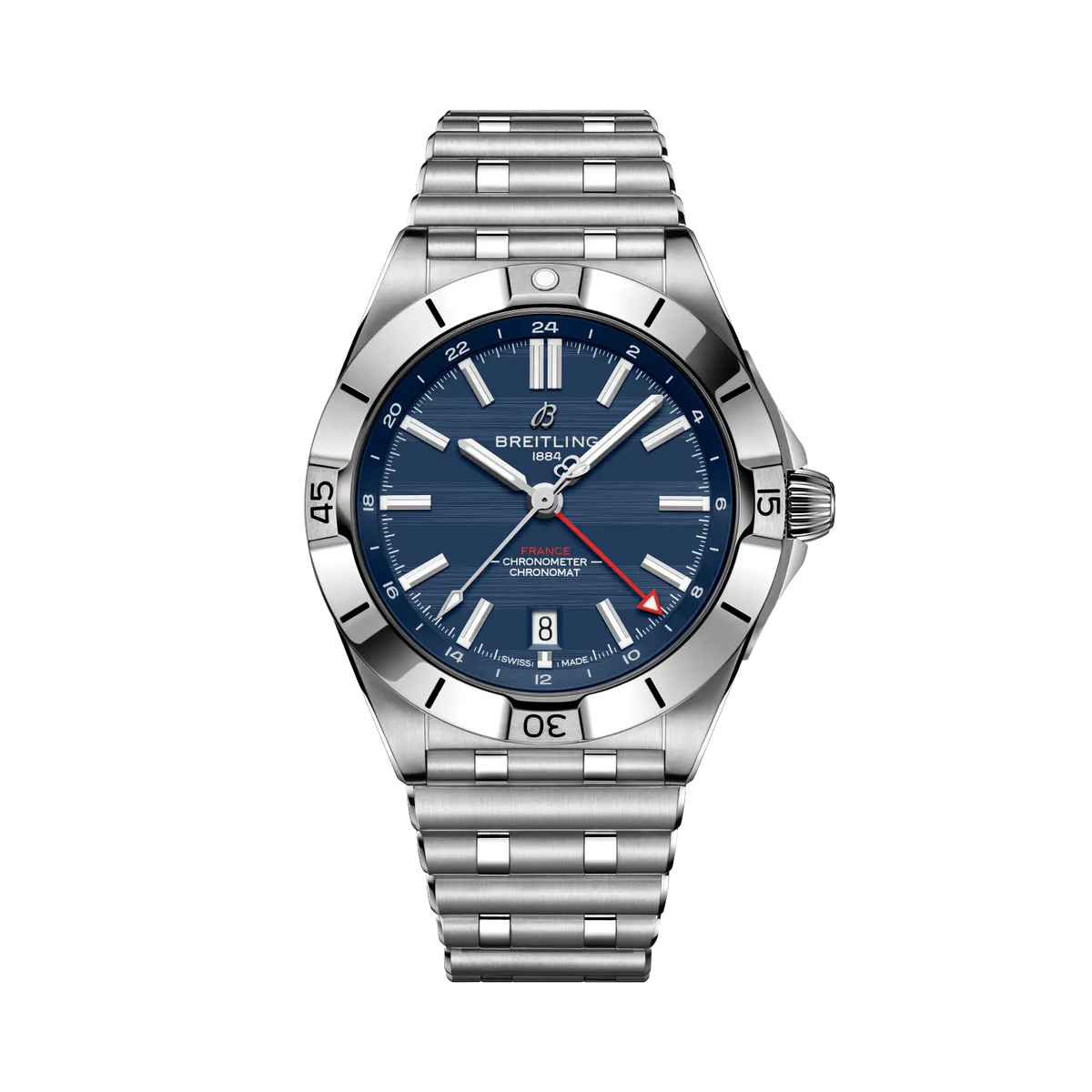 Chronomat Automatic GMT 40 Six Nations France Stainless steel 40 mm A323989B1C1A1 main view