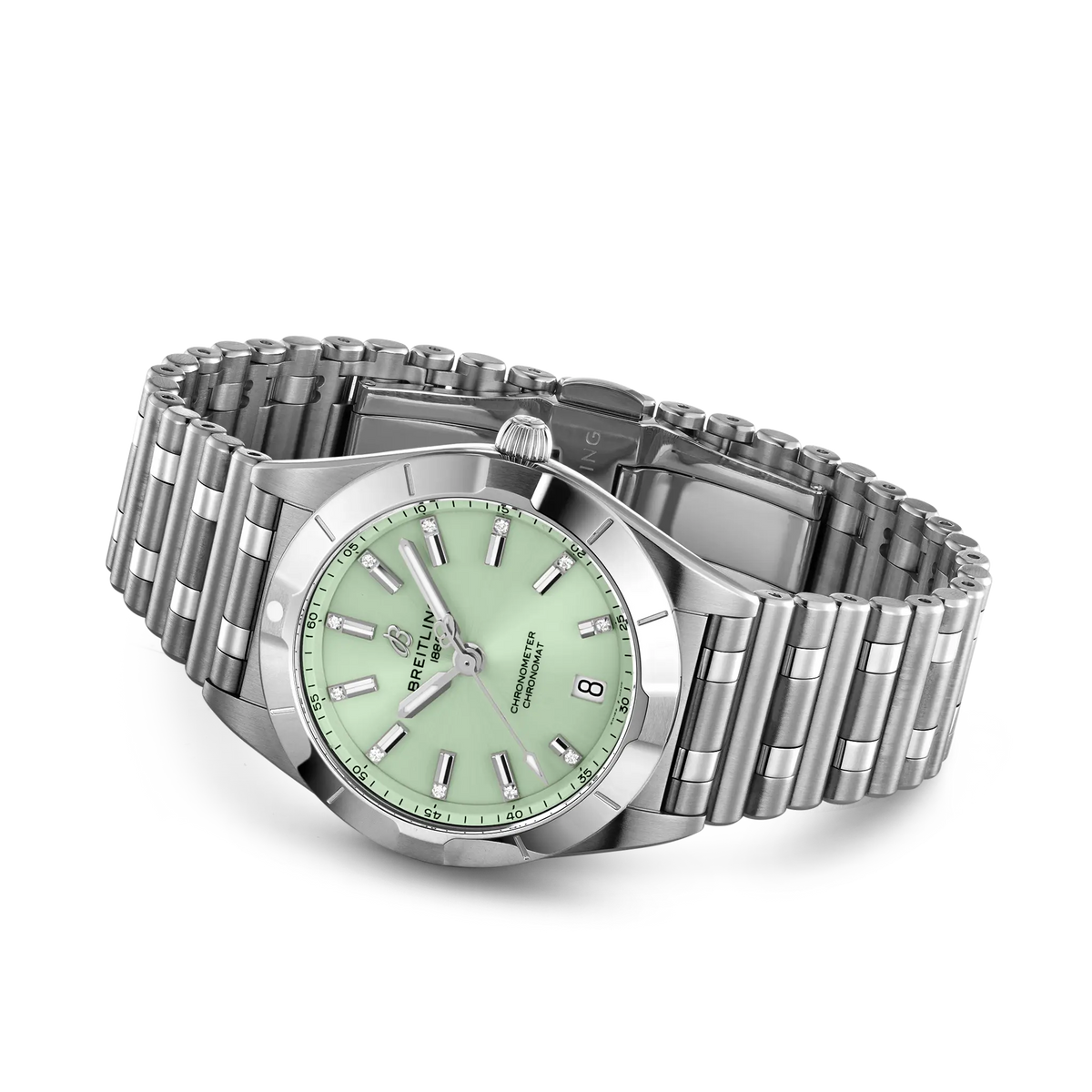 Chronomat 32 Stainless steel 32 mm A77310101L1A1 third view