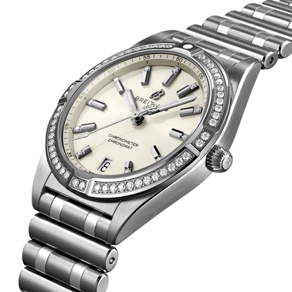Chronomat 32 Stainless steel (gem-set) 32 mm A77310591A1A1 second view