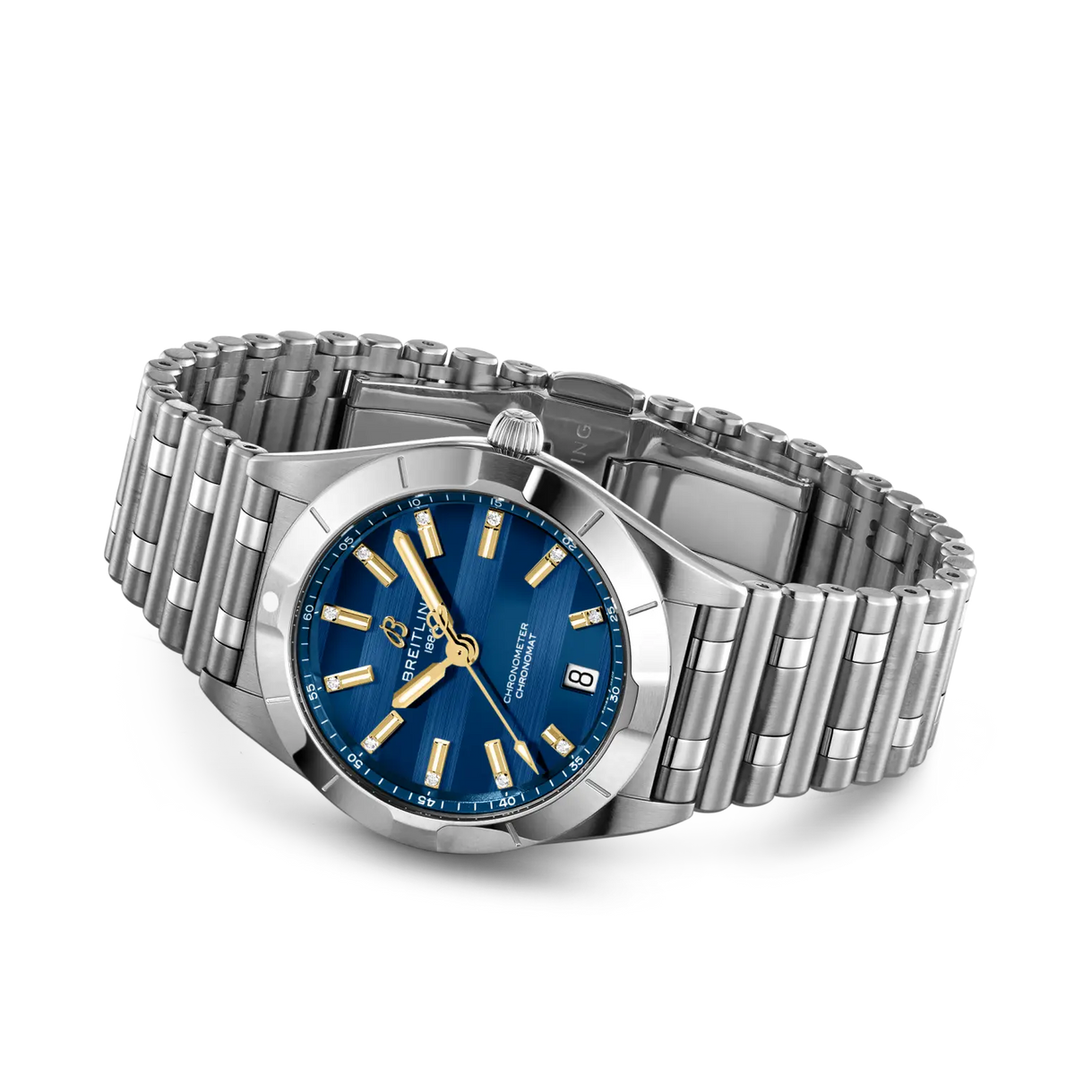 Chronomat 32 Six Nations Scotland Stainless steel 32 mm A773106A1C1A1 third view