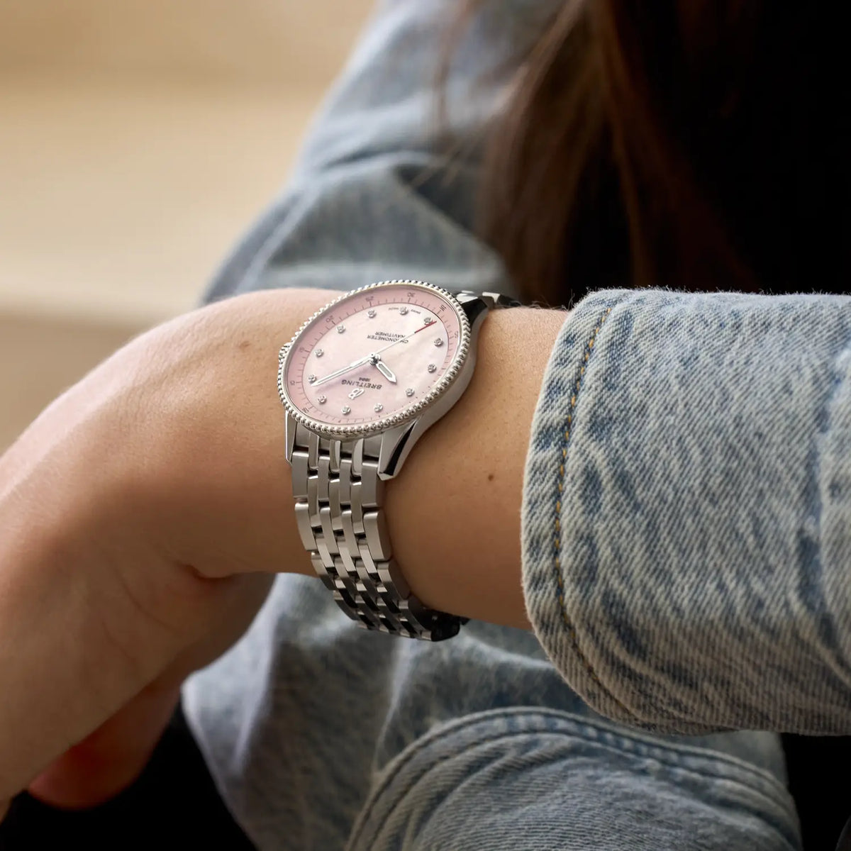 Navitimer 32 Stainless steel 32 mm A77320D91K1A1 fifth view