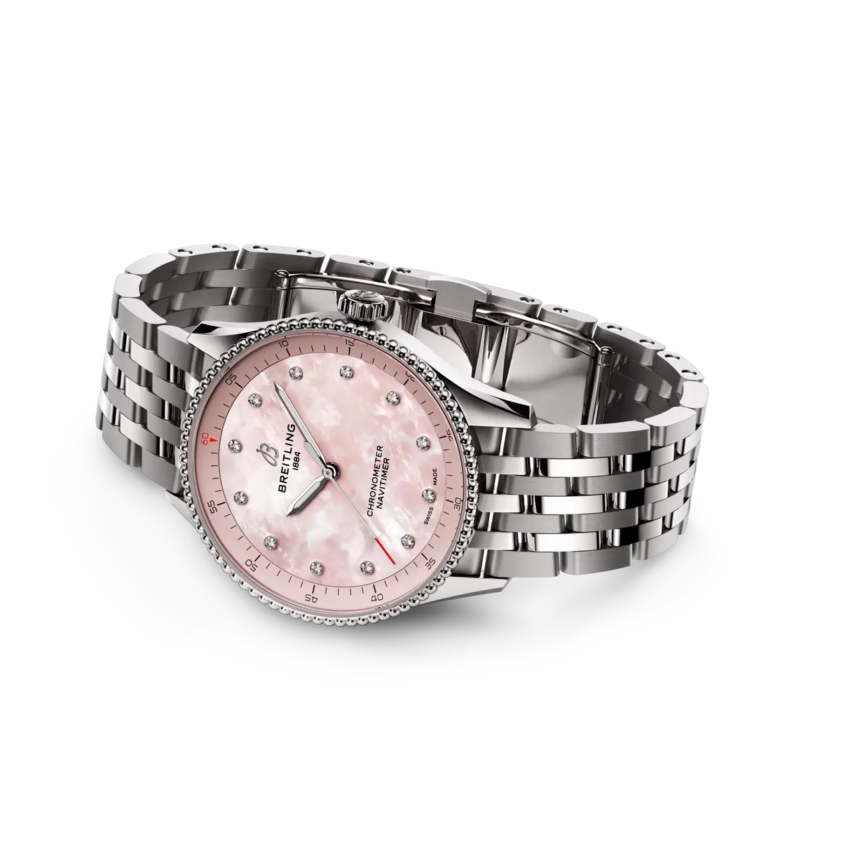 Navitimer 32 Stainless steel 32 mm A77320D91K1A1 third view