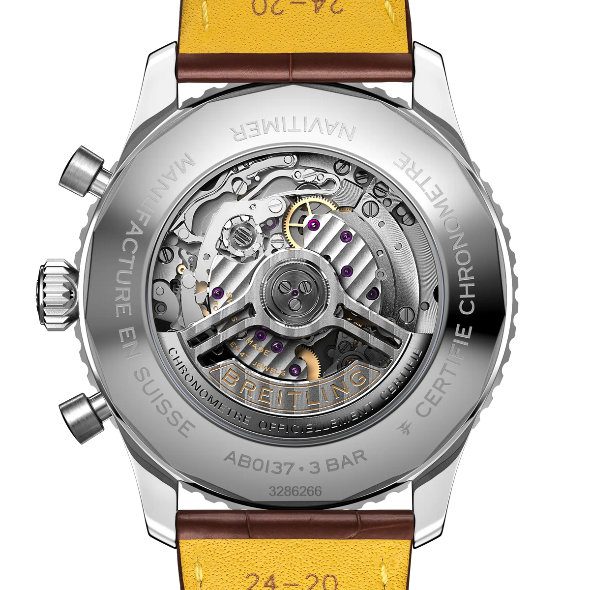 Navitimer B01 Chronograph 46 Stainless steel 46 mm AB0137211C1P1 fourth view
