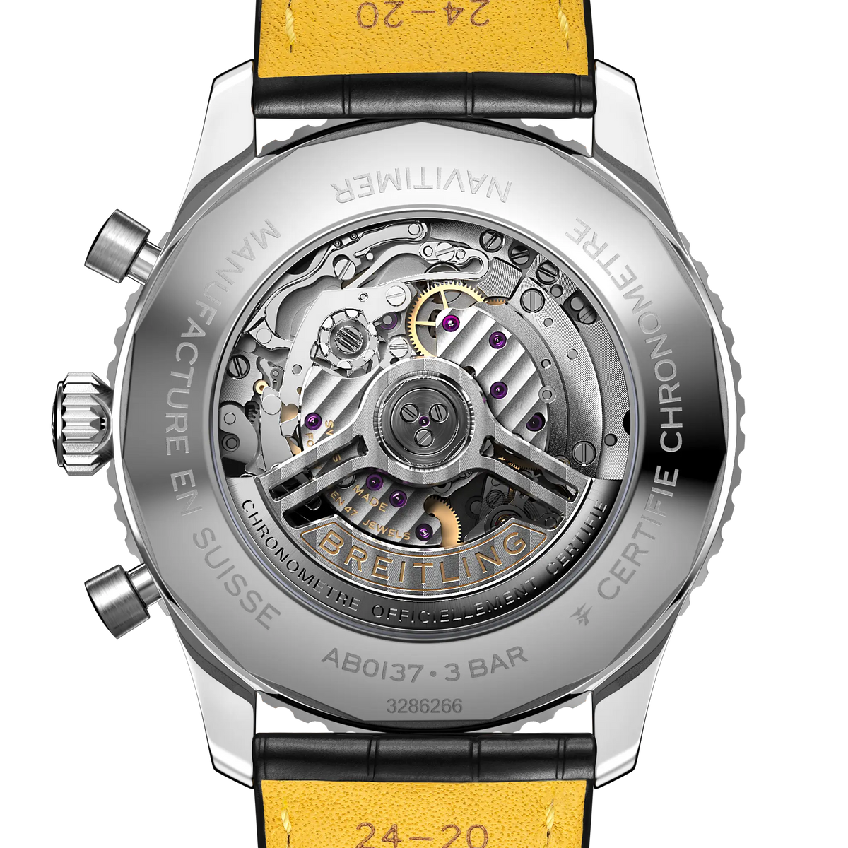 Navitimer B01 Chronograph 46 Stainless steel 46 mm AB0137241L1P1 fourth view