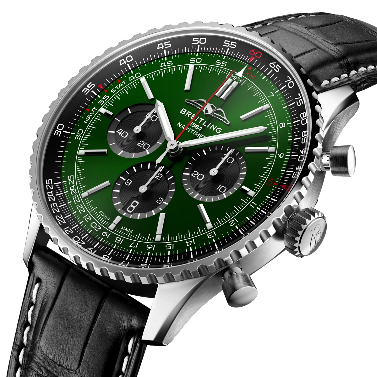 Navitimer B01 Chronograph 46 Stainless steel 46 mm AB0137241L1P1 secondary view