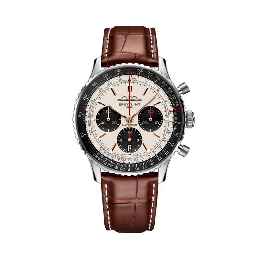 Navitimer B01 Chronograph 43 Stainless steel 43 mm AB01381E1G1P1 main view
