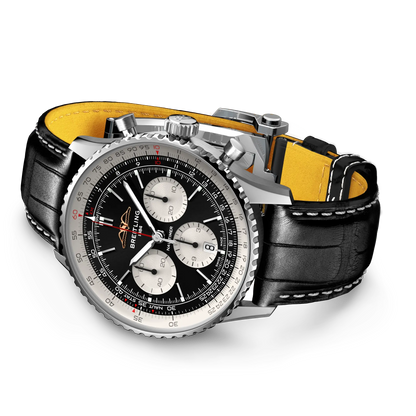 Navitimer B01 Chronograph 43 Stainless steel 43 mm AB0138211B1P1 third view