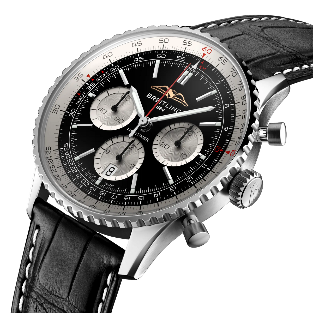 Navitimer B01 Chronograph 43 Stainless steel 43 mm AB0138211B1P1 secondary view