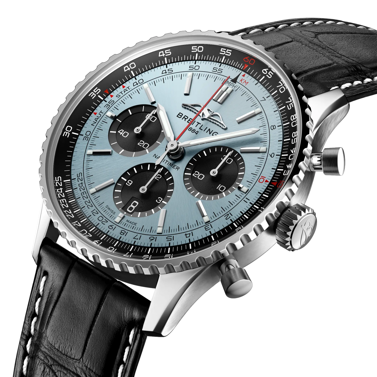 Navitimer B01 Chronograph 43 Stainless steel 43 mm AB0138241C1P1 secondary view