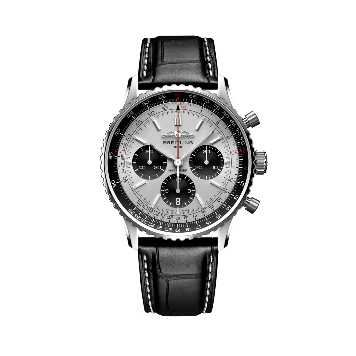 Navitimer B01 Chronograph 43 Stainless steel 43 mm AB0138241G1P1 main view
