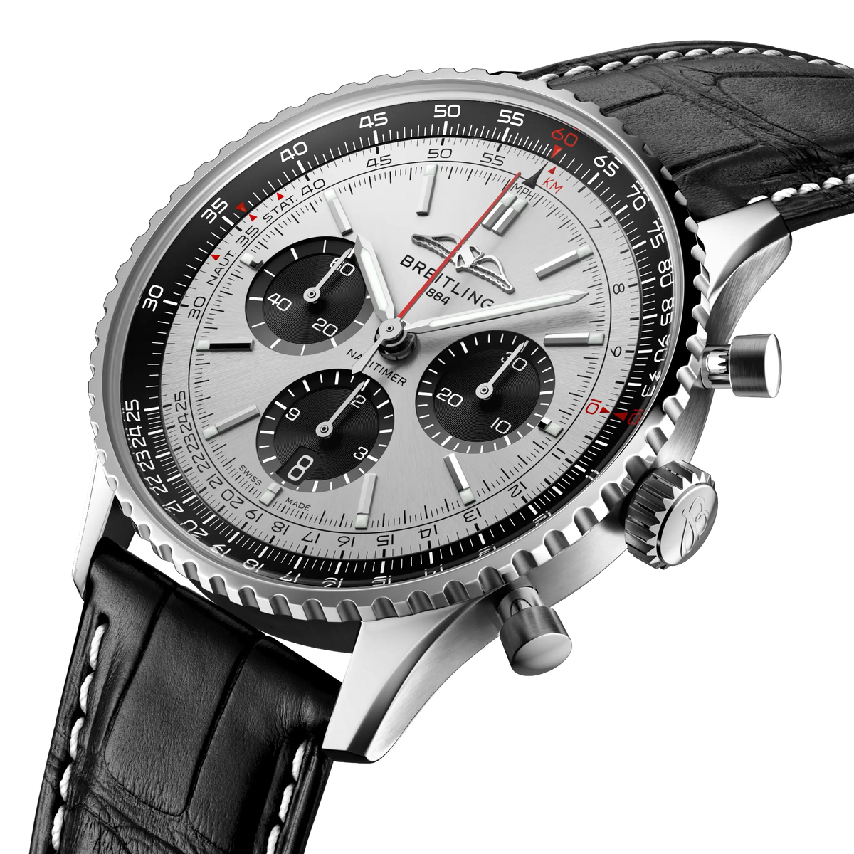 Navitimer B01 Chronograph 43 Stainless steel 43 mm AB0138241G1P1 secondary view